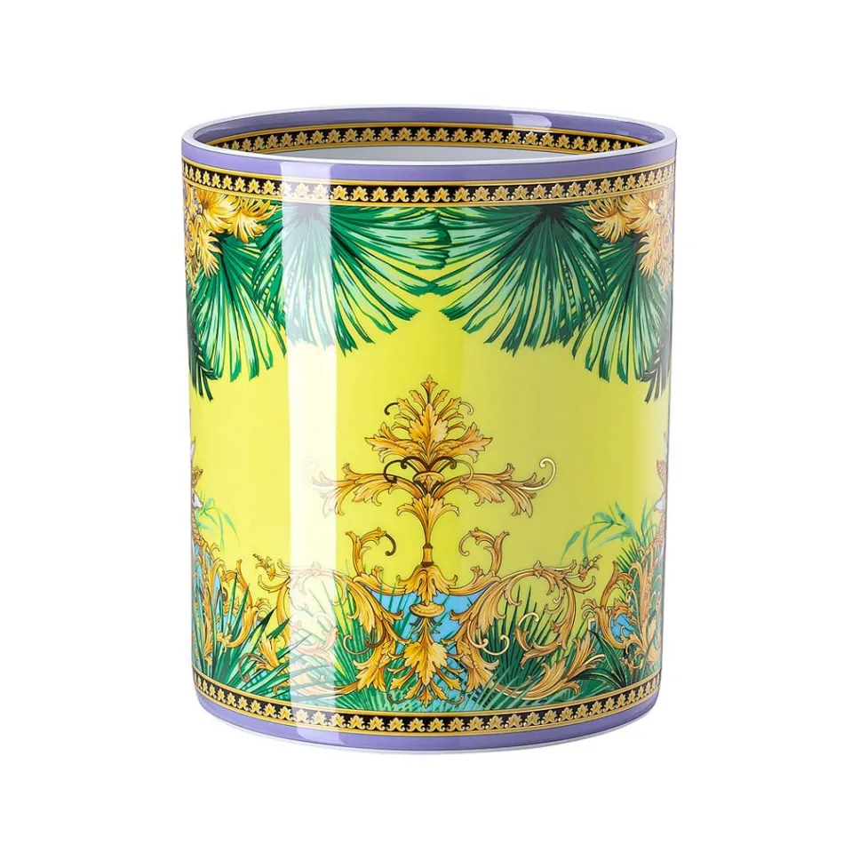 Rosenthal Versace Jungle Animalier porseleinen vaas - Animalier Viadurini