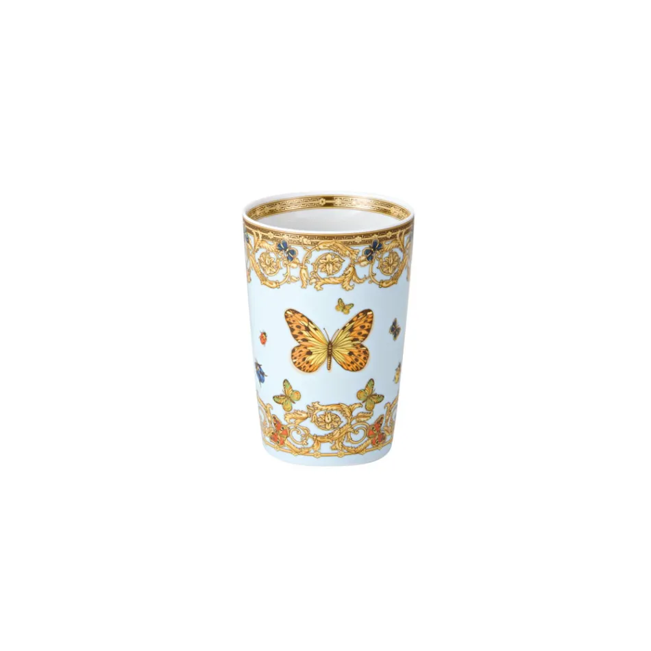 Rosenthal Versace Le Jardin 4 Handvatloze Glazen met Natuurlijke Elementen - Medusa Viadurini