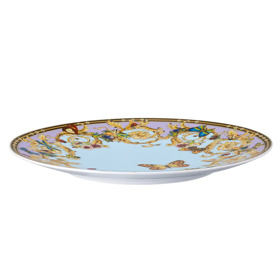 Rosenthal Versace Le Jardin Plaatskaartbord Diameter 33 cm in porselein - Jardin Viadurini