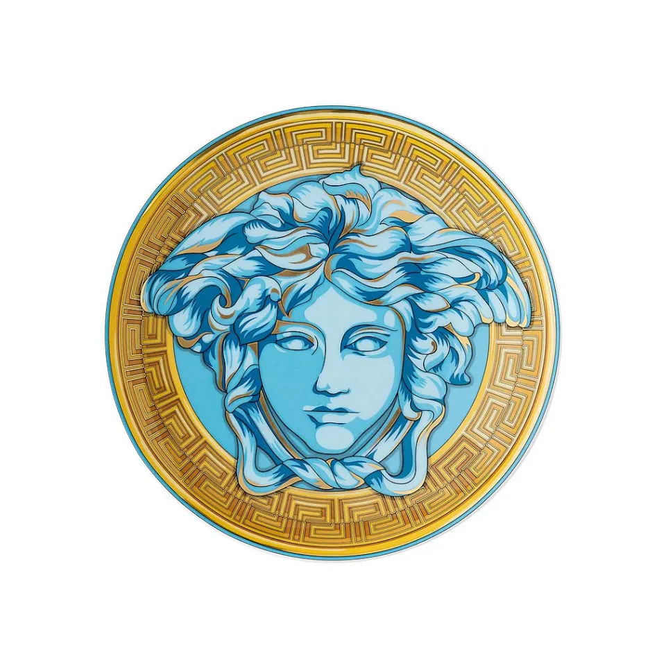 Rosenthal Versace Medusa Amplified 4 Dinerborden Diameter 17 cm - Medusaamplifield Viadurini