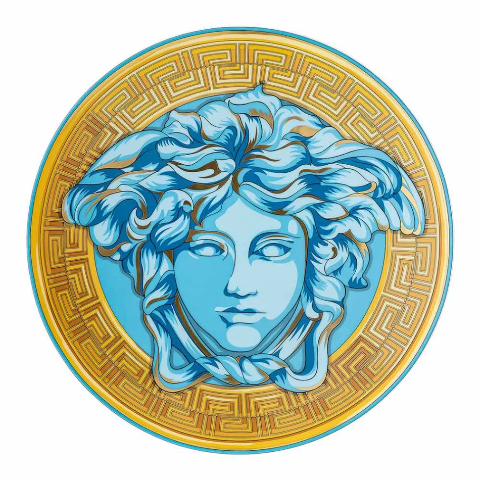 Rosenthal Versace Medusa Amplified Plaatskaart Plaat Diameter 33 cm - Medusaamplifield Viadurini