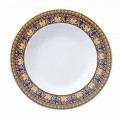 Rosenthal Versace Medusa Blue Plate modern ontwerp porselein bottom