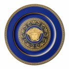 Rosenthal Versace Medusa Blue Plate porselein ontwerp placeholder Viadurini