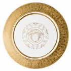 Rosenthal Versace Medusa Gala Gouden Plaat placeholder 33cm porselein Viadurini