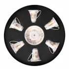 Rosenthal Versace Medusa Gala Gold set 6PZ porseleinen espressokopjes Viadurini
