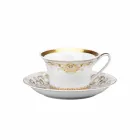 Rosenthal Versace Medusa Gala Gold set porseleinen theekopjes 6 pzz Viadurini
