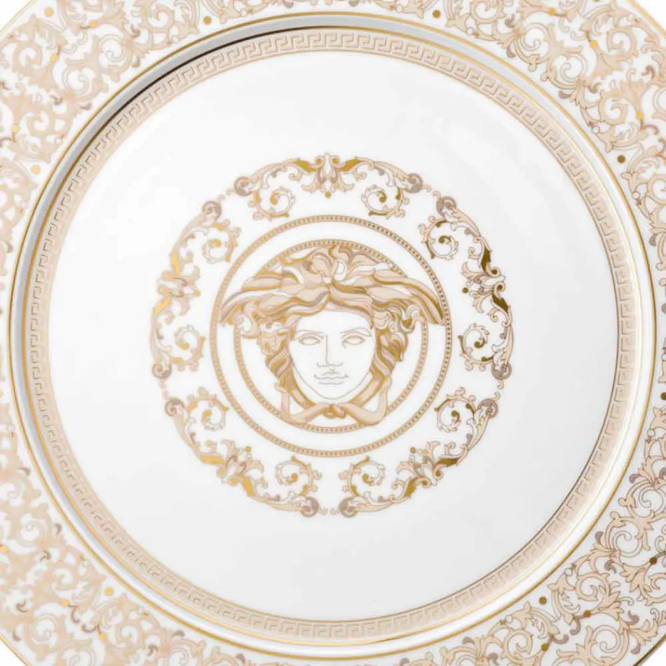 Rosenthal Versace Medusa Gala gerecht placeholder 33cm porselein Viadurini