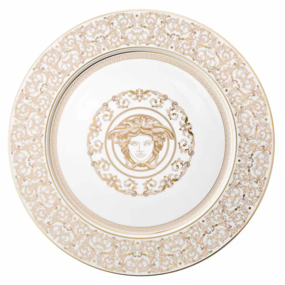Rosenthal Versace Medusa Gala gerecht placeholder 33cm porselein Viadurini