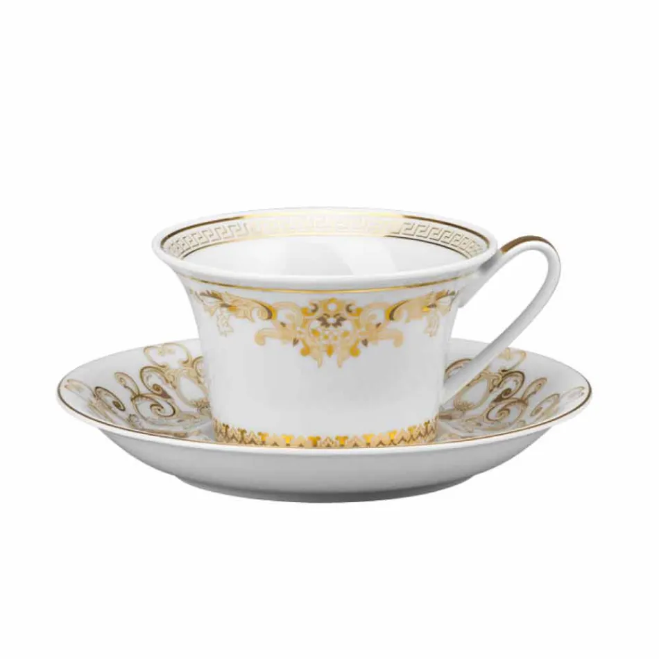 Rosenthal Versace Medusa Gala Cups Porselein Tea 6 stuks Viadurini
