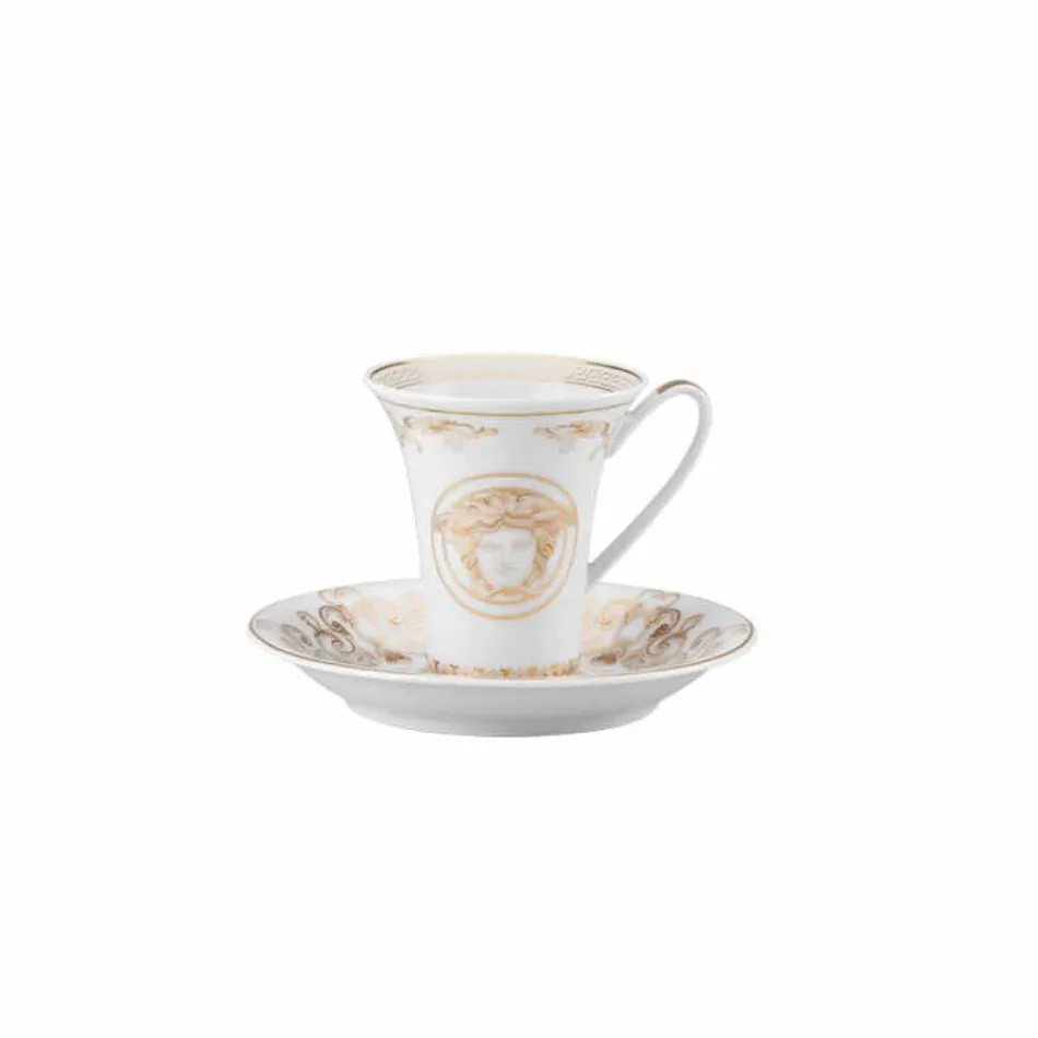 Rosenthal Versace Medusa Gala 6 september espressokopjes porselein Viadurini