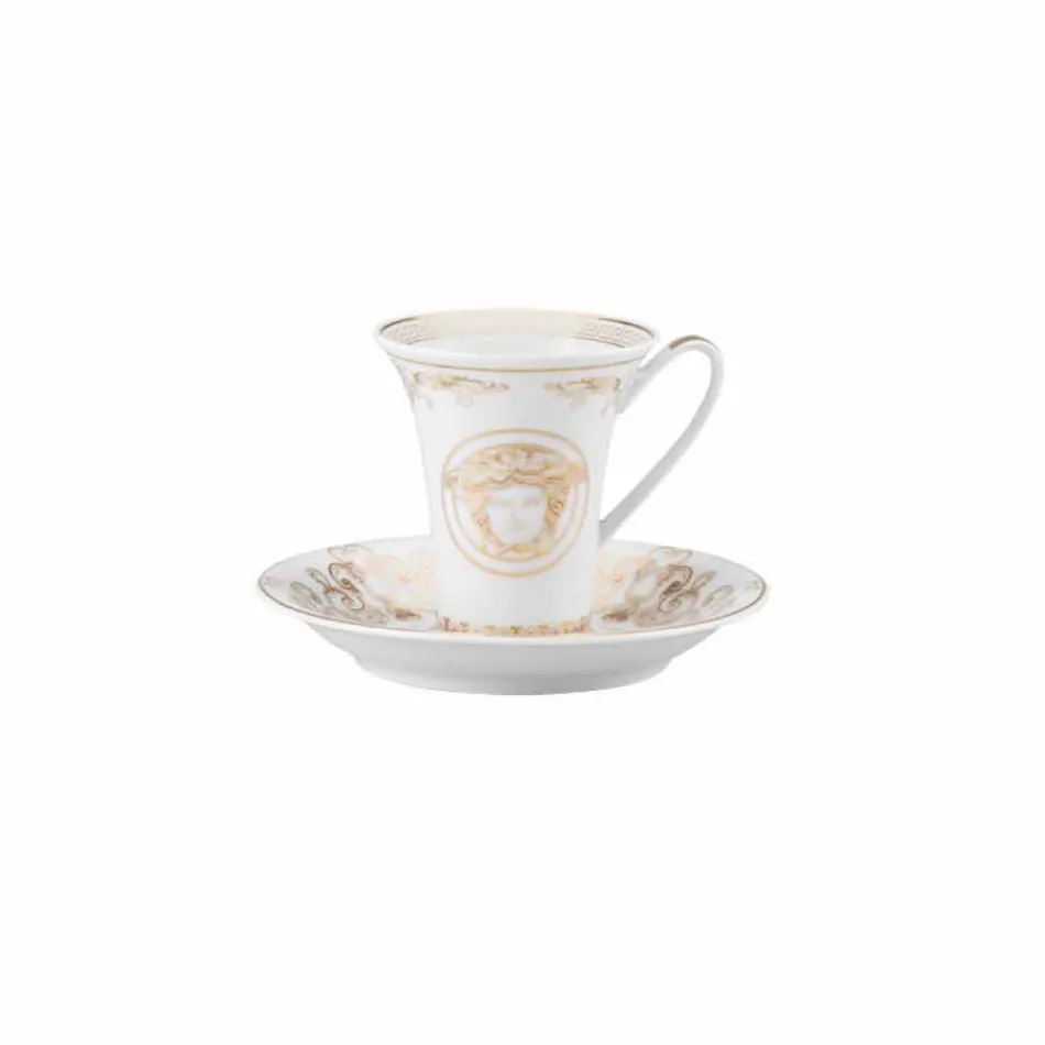 Rosenthal Versace Medusa Gala Cup Porcelain Ontwerp van de koffie Viadurini