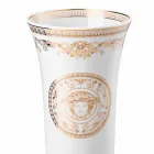 Rosenthal Versace Medusa Gala ontwerp porseleinen vaas h 26cm Viadurini