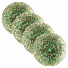 Rosenthal Versace Medusa Garland 4 Dinerborden Diameter 17 cm - Kerstmis Viadurini