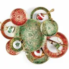 Rosenthal Versace Medusa Garland Groen Kerstbord 33 cm - Kerstmis Viadurini