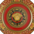 Rosenthal Versace Medusa Rode Plaat placeholder 30cm porselein Viadurini