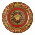 Rosenthal Versace Medusa Rode Plaat placeholder 30cm porselein Viadurini