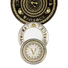 Rosenthal Versace Virtus Gala Placeholder Bord Diameter 33 cm in Porselein - Barok Viadurini