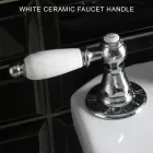 Klassieke 3-gats bidetkraan met koperen hendels Made in Italy - Noriana Viadurini