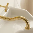 Design en vintage wandmontage wastafel-/wastafelkranen gemaakt in Italië Viadurini