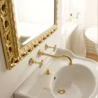 Design en vintage wandmontage wastafel-/wastafelkranen gemaakt in Italië Viadurini