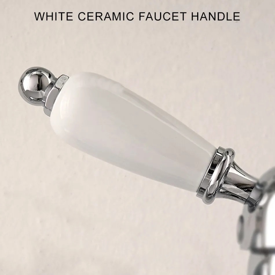 Staande Badkraan met Messing Handdouche Made in Italy - Noriana Viadurini