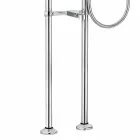 Klassieke kraan voor badkuip op koperen kolommen Made in Italy - Enriko Viadurini