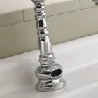 Elektronische wastafelkraan met één gat, klassieke stijl in messing - Noriana Viadurini