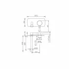 Made in Italy Design mengkraan met enkele plaat - Neno Viadurini