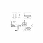 Made in Italy Design wandmengkraan - Bibo Viadurini