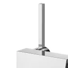 Bidet eengreeps mengkraan met vierkante design afvoer - Erik Viadurini