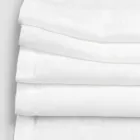 Linnen tafelloper met wit kant Italiaanse luxe kwaliteit - Farnese Viadurini