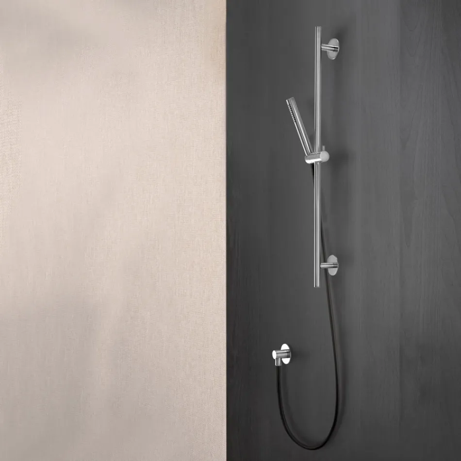 Minimale roestvrijstalen AISI 316L waterkraan en stopcontact - Klauwen Viadurini