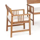 Woonkamer 4 design tuinaccessoires in acaciahout - Roxen Viadurini