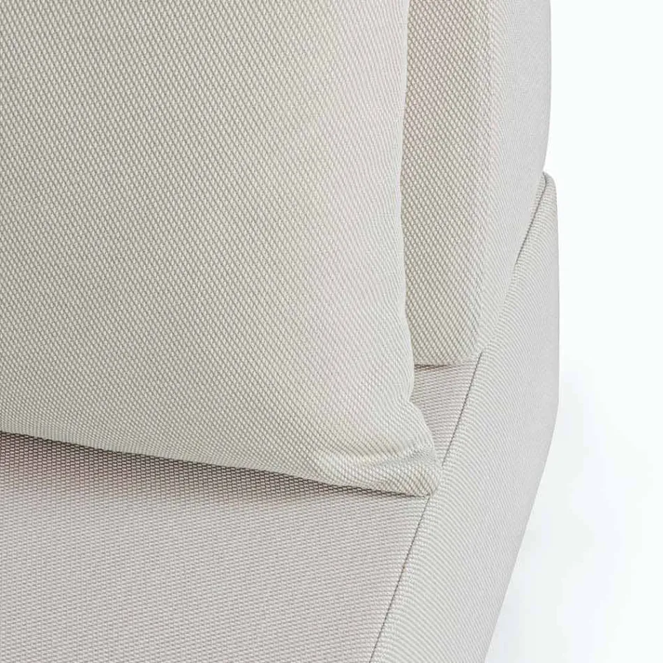 Modern Design Outdoor Corner Lounge in Homemotion Fabric - Benito Viadurini