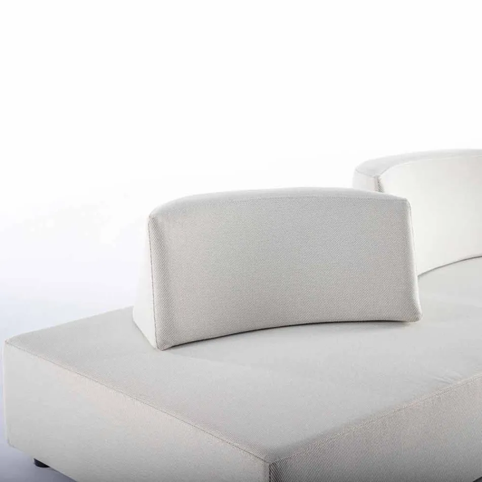 Modern Design Outdoor Corner Lounge in Homemotion Fabric - Benito Viadurini