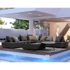 Modern Design Outdoor Corner Lounge in Homemotion Fabric - Benito Viadurini