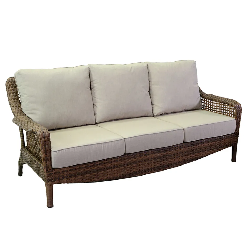 Woonkamer bestaande uit 2 fauteuils, 1 bank en 1 salontafel - paraplu Viadurini