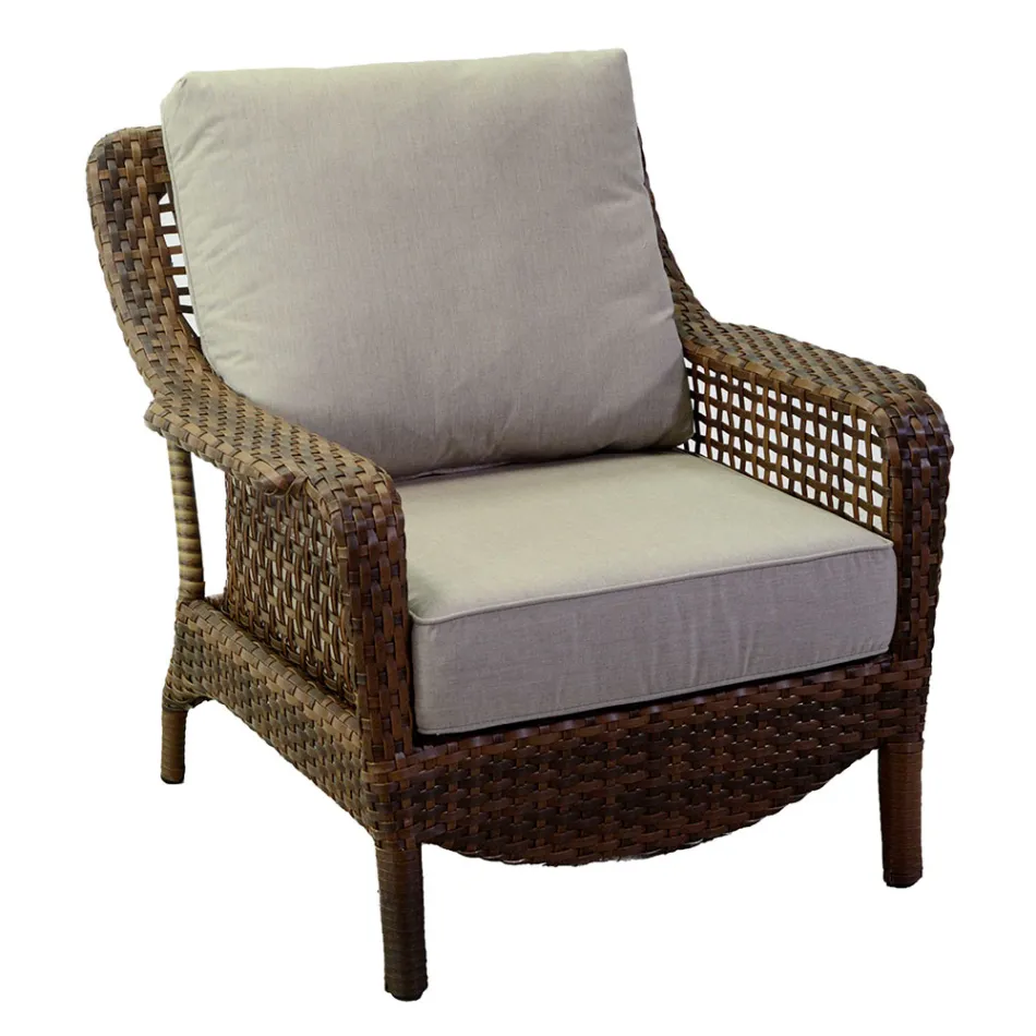 Woonkamer bestaande uit 2 fauteuils, 1 bank en 1 salontafel - paraplu Viadurini