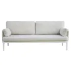 Woonkamer Bestaande uit 2 Fauteuils, 1 Sofa en Salontafel in Aluminium - Symphony Viadurini