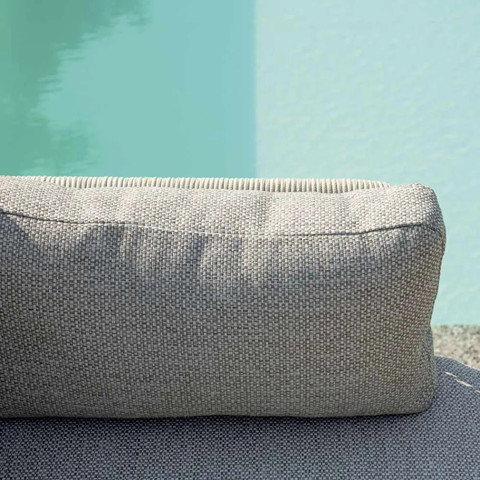 Woonkamer Bestaande uit 2 Fauteuils, 1 Sofa en Salontafel in Aluminium - Symphony Viadurini