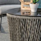 Woonkamer Bestaande uit 2 Fauteuils met Salontafel - Koffer Viadurini