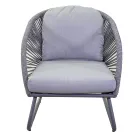 Woonkamer Bestaande uit 2 Fauteuils met Salontafel - Koffer Viadurini