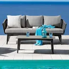 Woonkamer bestaande uit een 2- of 3-zitsbank, fauteuils en salontafel - Elios Viadurini