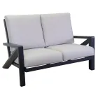 Woonkamer Bestaande uit een bank, salontafel en fauteuils met voetensteun - Mededelingenbord Viadurini