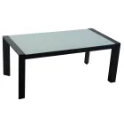 Woonkamer Bestaande uit een bank, salontafel en fauteuils met voetensteun - Mededelingenbord Viadurini