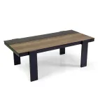 Woonkamer buiten Bestaande uit 1 Sofa, 2 Fauteuils en 1 Salontafel - Righello Viadurini