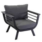 Woonkamer buiten Bestaande uit 2 fauteuils en 1 salontafel - Righello Viadurini