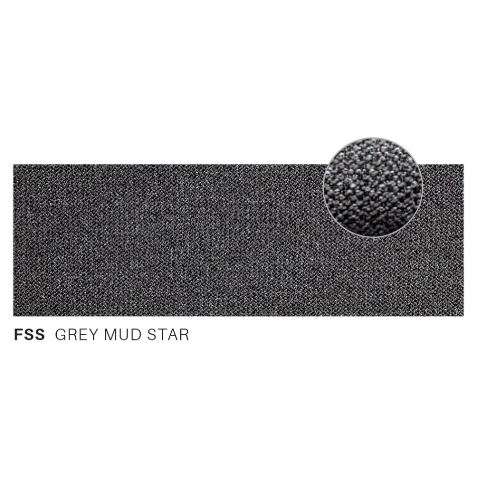 Buitenwoonkamer met bank en 2 fauteuils in stof Made in Italy - Suki Viadurini