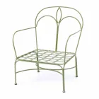 Buitenlounge met handgemaakte ijzeren structuur Made in Italy - Melinda Viadurini