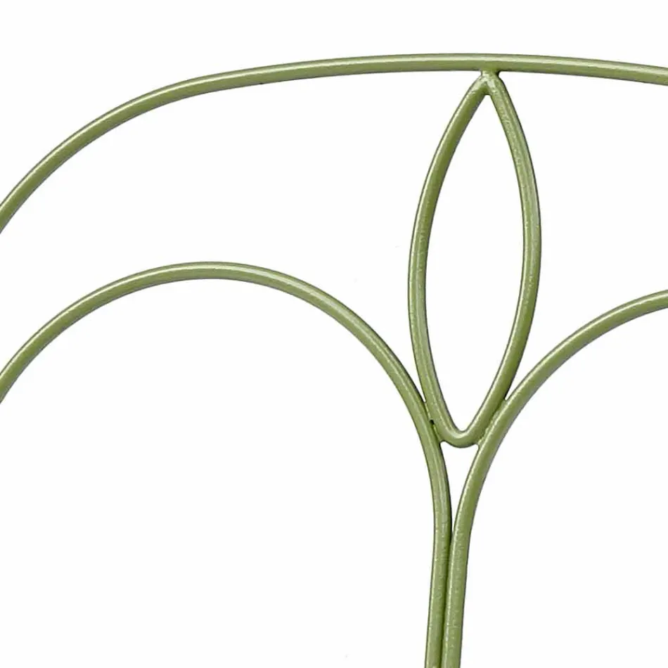 Buitenlounge met handgemaakte ijzeren structuur Made in Italy - Melinda Viadurini